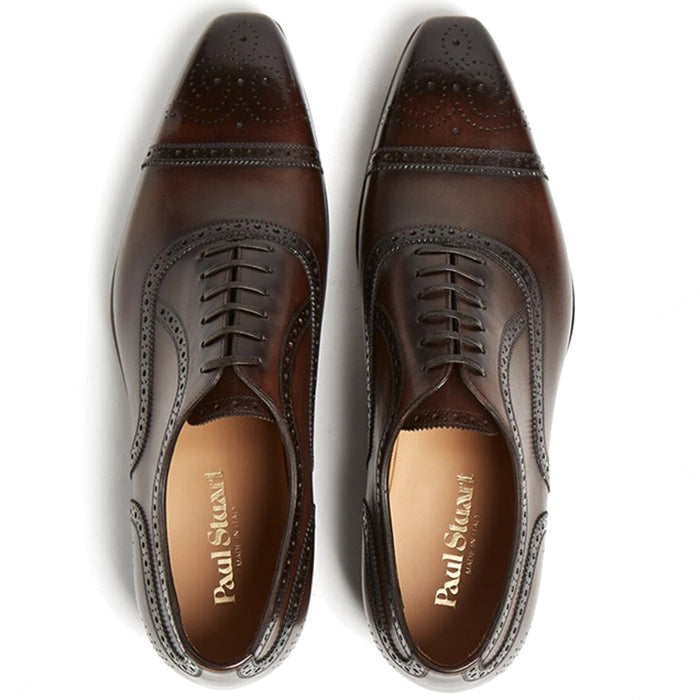 Paul Stuart Magic Cap Toe Oxford Mahogany