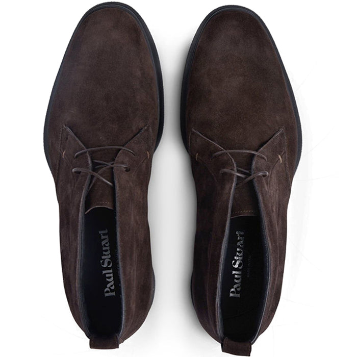 Paul Stuart Malibu Suede Chukka Boots Dark Brown