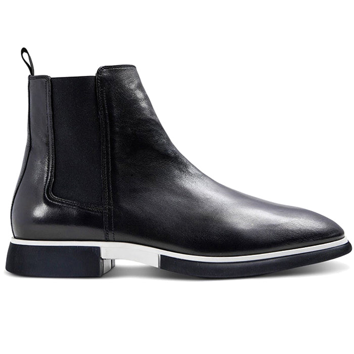 Paul Stuart Mansfield Nappa Beetle Boots Black
