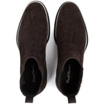 Paul Stuart Mansfield Suede Beetle Boots Dark Brown