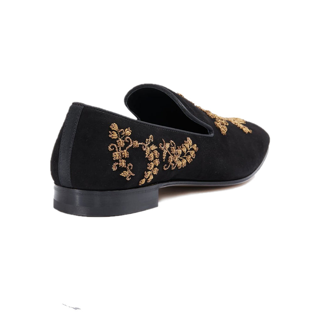 Paul Stuart Memphis Slip-on Shoes Black
