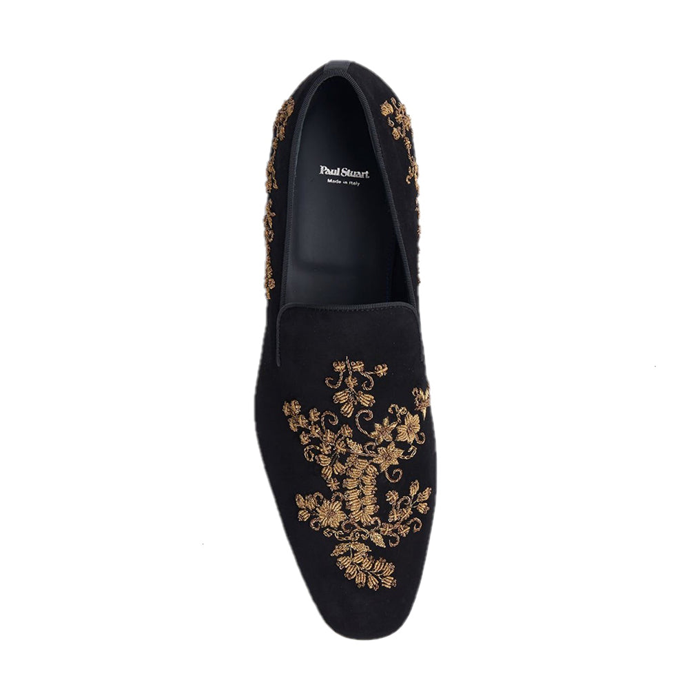 Paul Stuart Memphis Slip-on Shoes Black