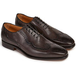 Paul Stuart Milano Wing Tip Shoes Grey