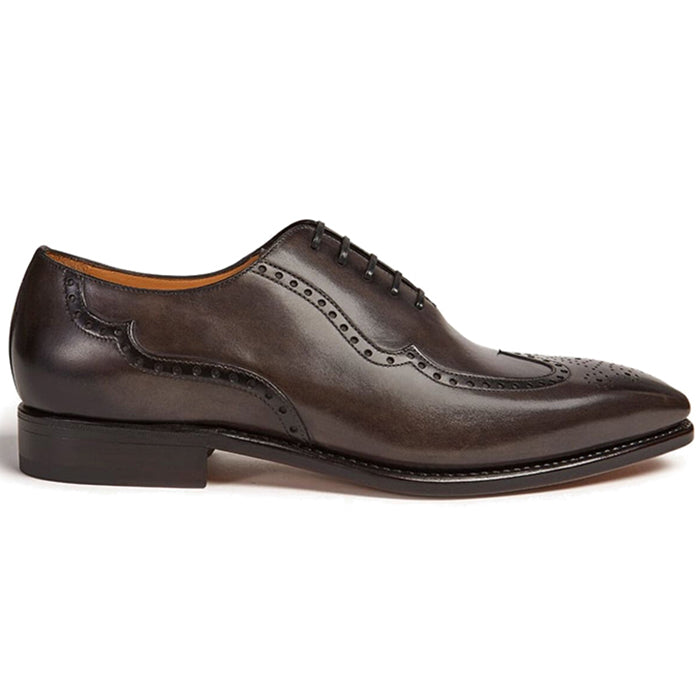 Paul Stuart Milano Wing Tip Shoes Grey