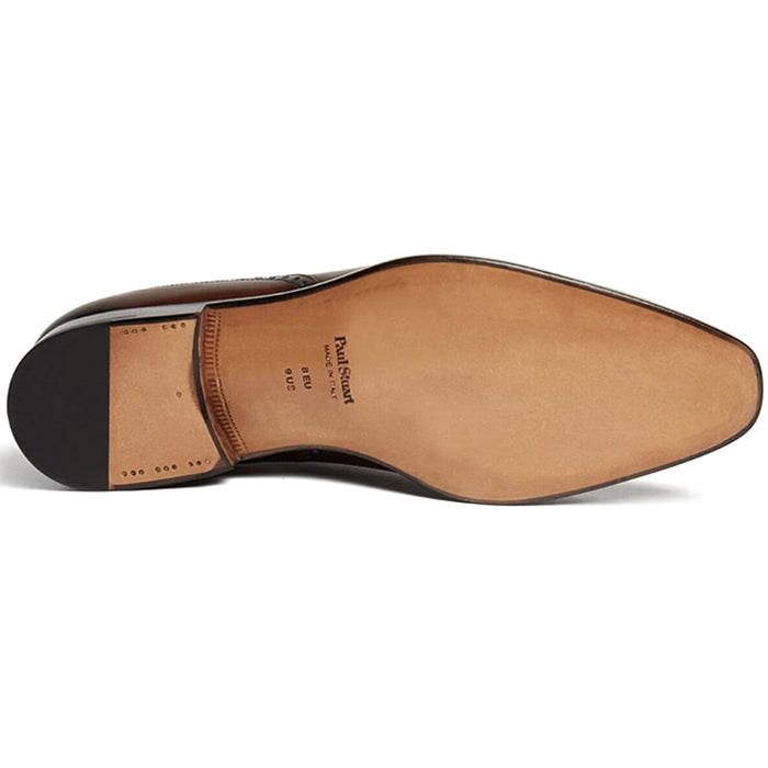 Paul Stuart Milano Wing Tip Shoes Mahogany