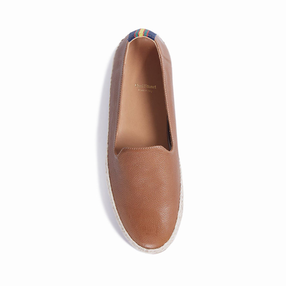Paul Stuart Milo Slip-on Shoes Cognac