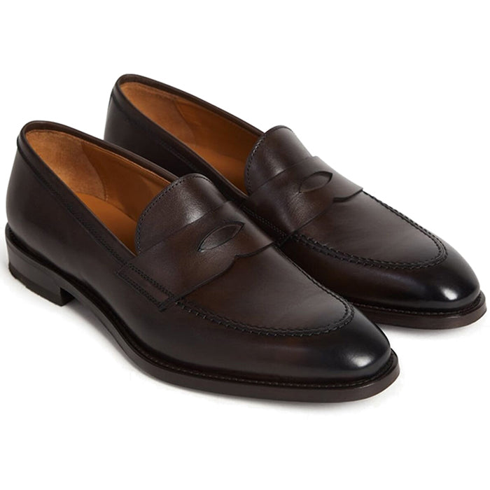 Paul Stuart Milton Penny Loafer Ebony