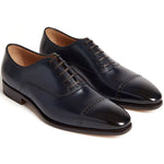 Paul Stuart Monarch Cap Toe Oxford Navy