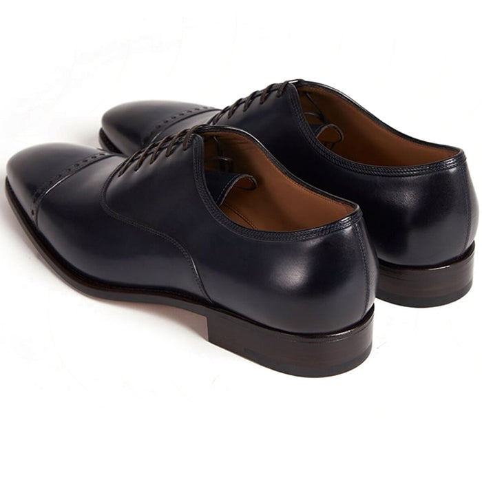 Paul Stuart Monarch Cap Toe Oxford Navy