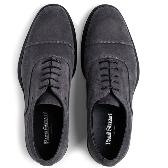 Paul Stuart Montreal Suede Lace-up Bal Oxford Anthracite