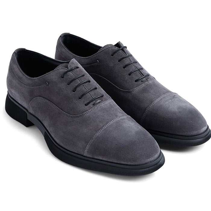 Paul Stuart Montreal Suede Lace-up Bal Oxford Anthracite