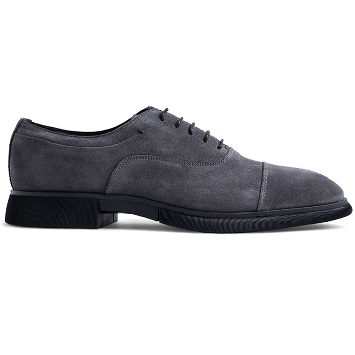 Paul Stuart Montreal Suede Lace-up Bal Oxford Anthracite