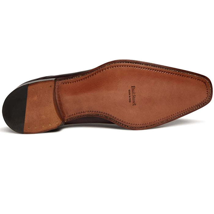 Paul Stuart Monza Double Monk Strap Shoes Cordovan