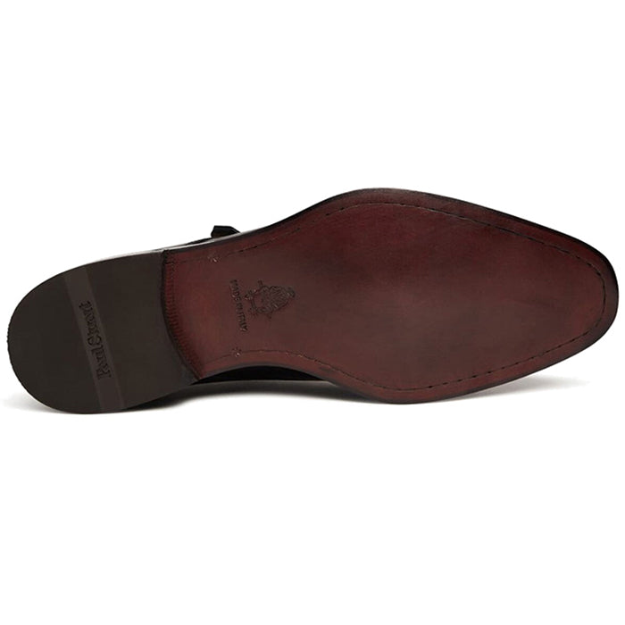 Paul Stuart Morgan Double Monk Strap Shoes Black