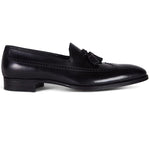 Paul Stuart Nabil Wing Tip Tassel Loafer Black