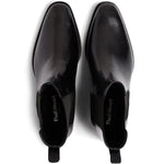 Paul Stuart Natale Nappa Chelsea Boots Black