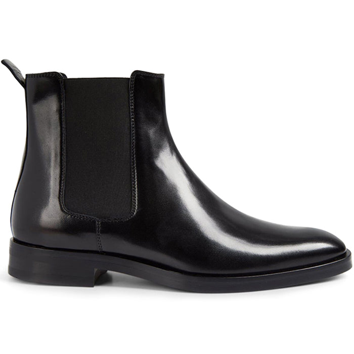 Paul Stuart Natale Nappa Chelsea Boots Black