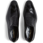 Paul Stuart Norwell Wing Tip Hidden Gorge Shoes Black