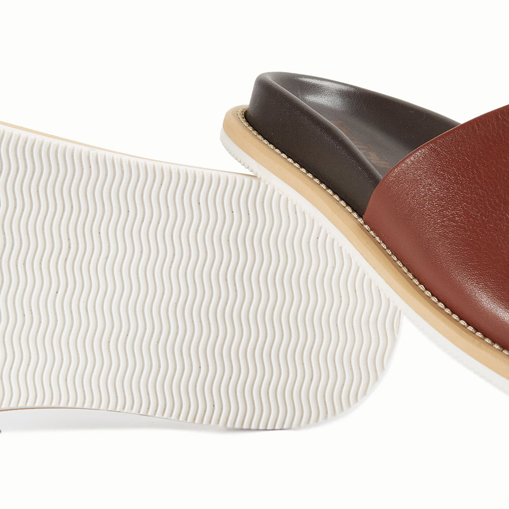 Paul Stuart Palma Sandals Cognac