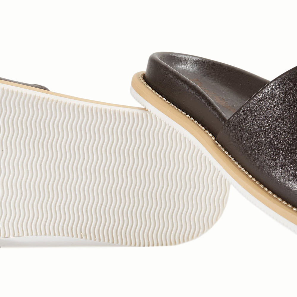 Paul Stuart Palma Sandals Dark Brown