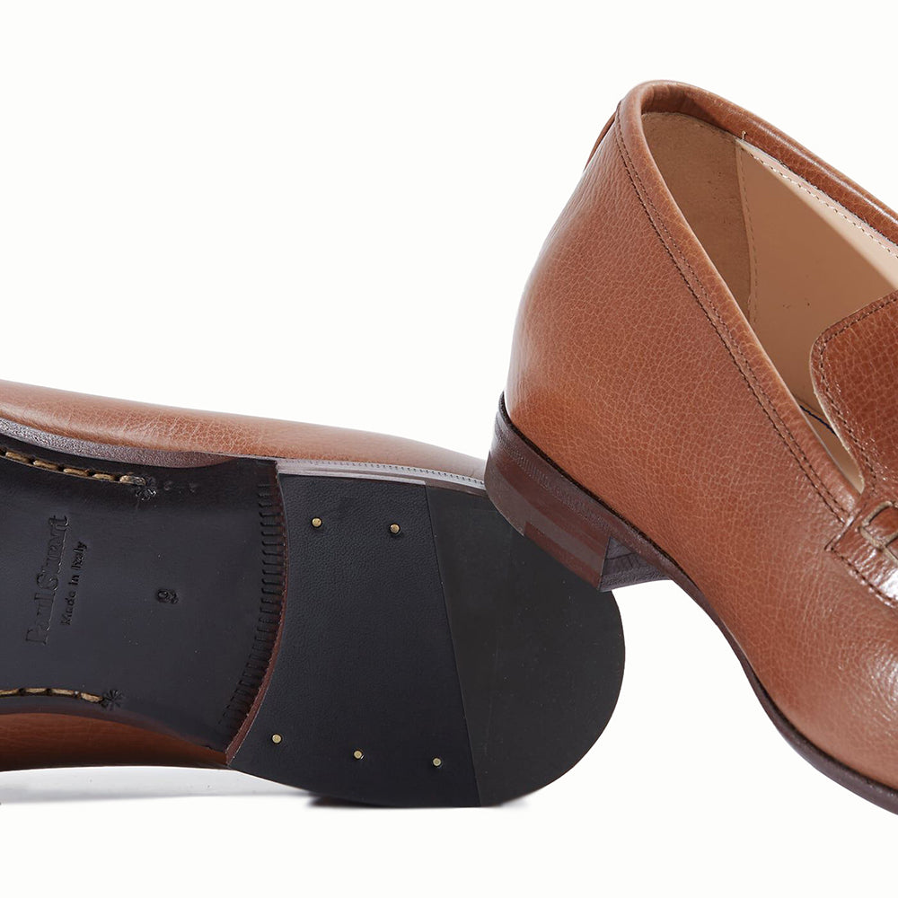 Paul Stuart Paris Slip-on Shoes Cognac