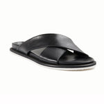 Paul Stuart Punta Leather Sandals Black