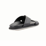 Paul Stuart Punta Leather Sandals Black