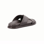 Paul Stuart Punta Leather Sandals Dark Brown