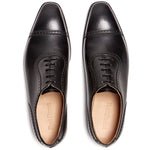 Paul Stuart The Westbourne Cap Toe Shoes Black