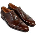 Paul Stuart The Westfield Cap Toe Lace-up Shoes Brown