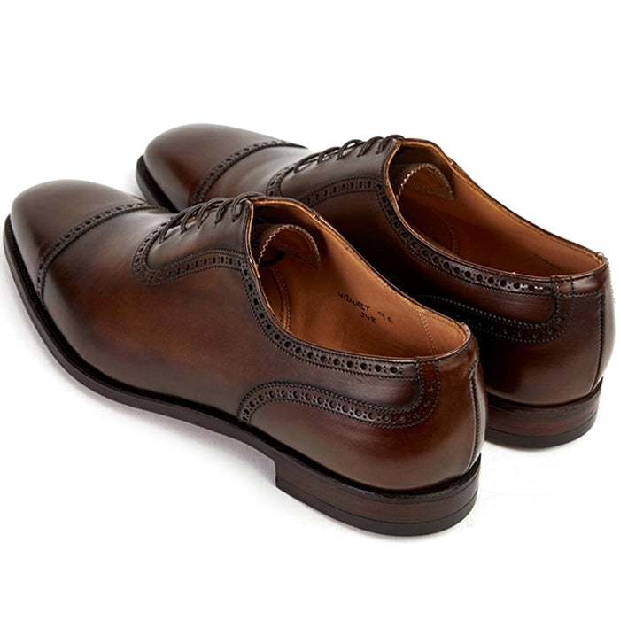 Paul Stuart The Westfield Cap Toe Lace-up Shoes Brown