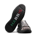 Harris Firenze 1913 Fine Detail Python Sneaker Black
