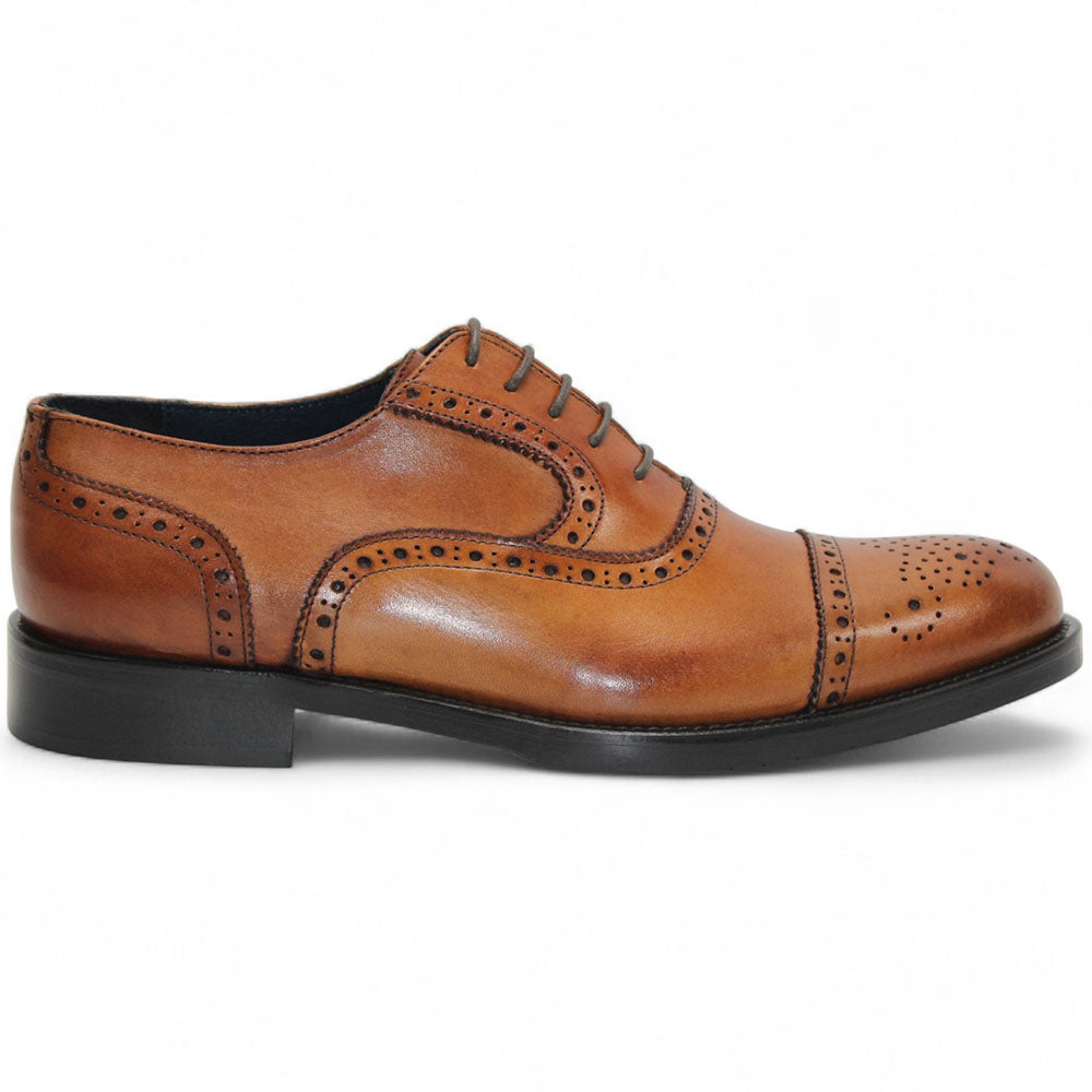 Firmani Paul Genuine Leather Shoes Cognac