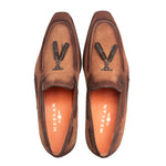 Mezlan Pavese Suede Tassled Slip On Sport (21310)