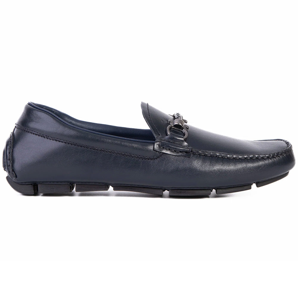 Vinci Leather Pavia Leather Bit Driver Navy