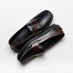 Handsewn Shoe Co. Penny Driver Black / Brown