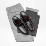 Handsewn Shoe Co. Penny Driver Black / Brown