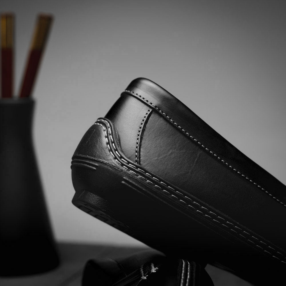 Handsewn Shoe Co. Penny Driver Black