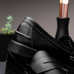 Handsewn Shoe Co. Penny Loafer Black