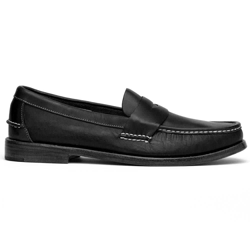 Handsewn Shoe Penny Loafer Black