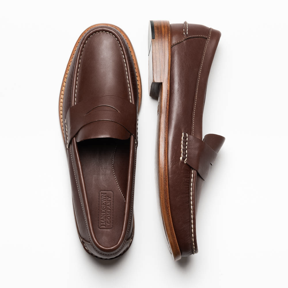 Handsewn Shoe Co. Penny Loafer Dark Brown