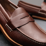 Handsewn Shoe Co. Penny Loafer Dark Brown