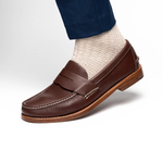 Handsewn Shoe Co. Penny Loafer Dark Brown