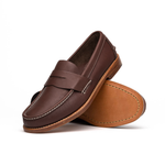 Handsewn Shoe Co. Penny Loafer Dark Brown