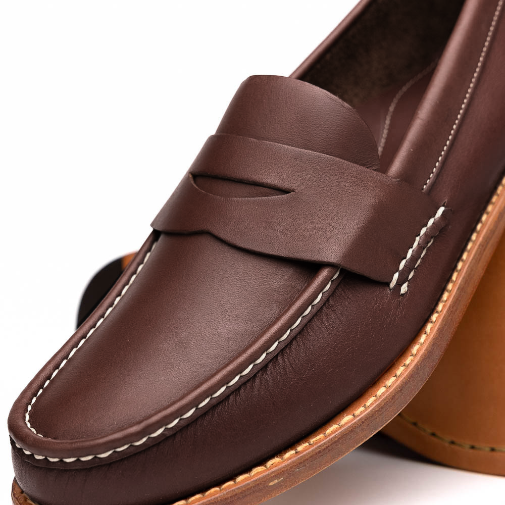 Handsewn Shoe Co. Penny Loafer Dark Brown
