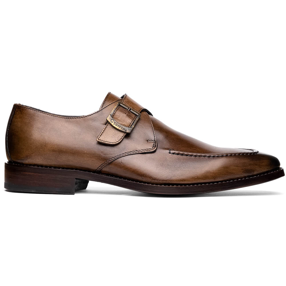 Calzoleria Toscana Preci Calfskin Monkstrap Moor