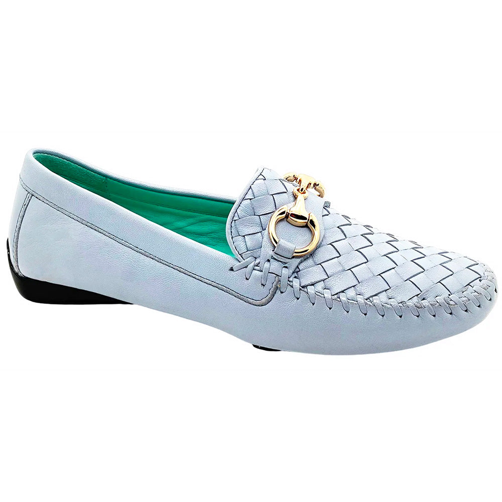 Robert Zur Women's Perlata True Glove Driving Shoes Powder Blue