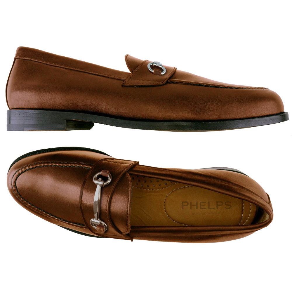 TB Phelps Belmont Bridge Bit Loafer Pecan