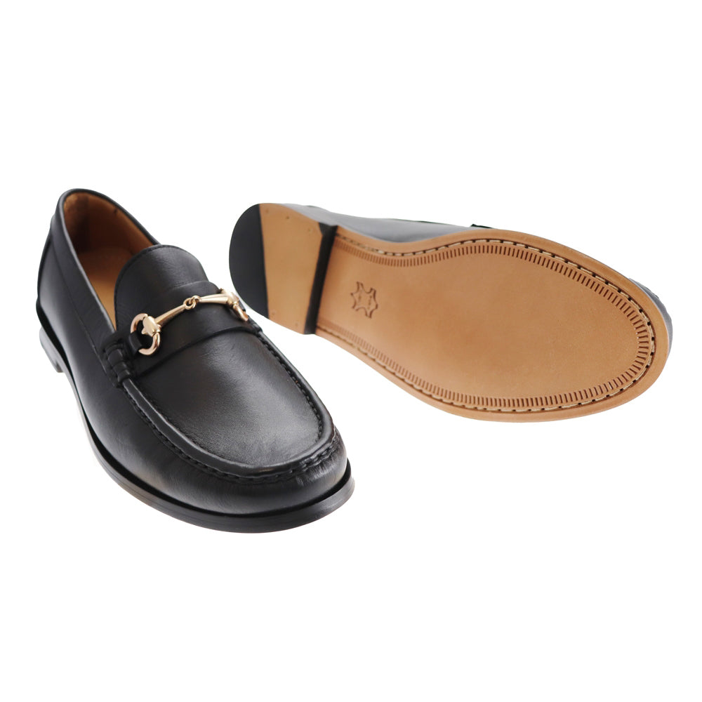 TB Phelps Bridge Bit Tubular English Moccasin Black