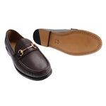 TB Phelps Bridge Bit Tubular English Moccasin Mahogony